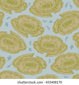 Seamless floral pattern. Flowers texture.
