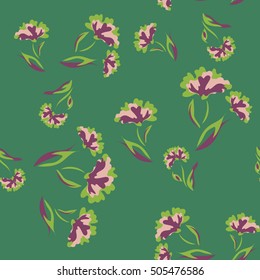 Seamless floral pattern. Flowers texture.