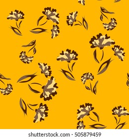 Seamless floral pattern. Flowers texture.