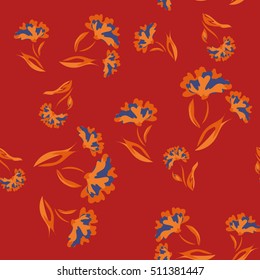 Seamless floral pattern. Flowers texture.