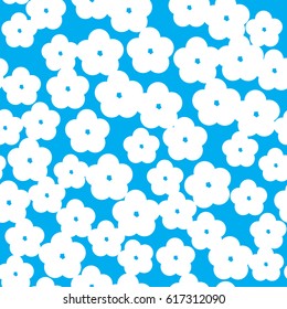 Seamless floral pattern. Flowers texture.