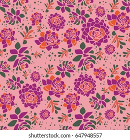 Seamless floral pattern. Flowers texture.