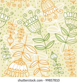 Seamless floral pattern. Flowers texture.
