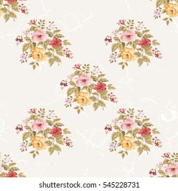 Seamless floral pattern with flowers Vector Illustration EPS8