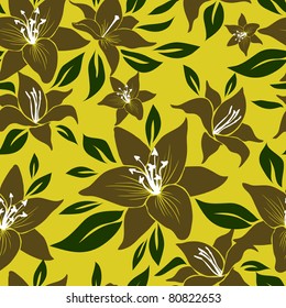 Seamless floral pattern  (From my big "Seamless collection")