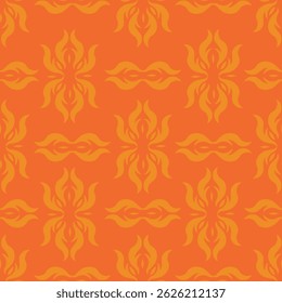 Seamless floral pattern, gentle ditsy print of small plants with a rustic motif. Cute botanical design, romantic background: tiny hand drawn flowers, leaves, bouquets on a green field. Vector.
