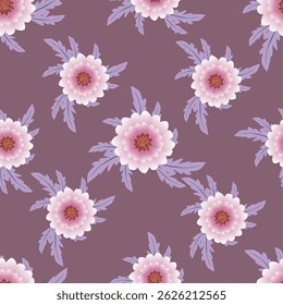 Seamless floral pattern, gentle ditsy print of small plants with a rustic motif. Cute botanical design, romantic background: tiny hand drawn flowers, leaves, bouquets on a green field. Vector.

