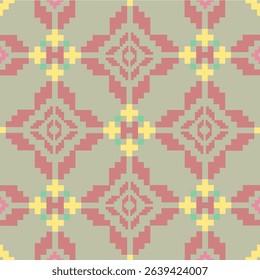 seamless floral pattern, Geometric ethnic pattern,