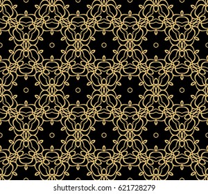 seamless floral pattern with geometric texture. Ornament for interior design, greeting cards, birthday or wedding invitations, fabric print. Ethnic background
