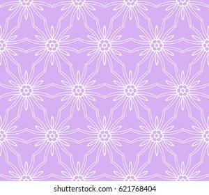 seamless floral pattern with geometric texture. Ornament for interior design, greeting cards, birthday or wedding invitations, fabric print. Ethnic background