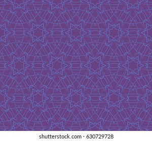 seamless floral pattern with geometric texture. Ornament for interior design, greeting cards, birthday or wedding invitations, fabric print.