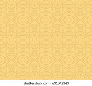 seamless floral pattern with geometric texture. Ornament for interior design, greeting cards, birthday or wedding invitations, fabric print.
