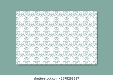 seamless floral pattern green color style for wall wallpaper