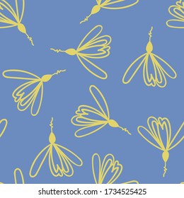 seamless floral pattern with hand drawn snowdrops flowers. creative floral designs for fabric, wrapping, wallpaper, textile, apparel. vector illustration