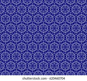 seamless floral pattern with hand drawn texture. Ornament for interior design, greeting cards, birthday or wedding invitations, fabric print. Ethnic background in arabian style.