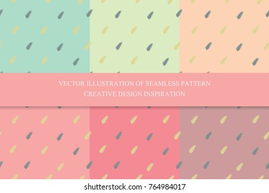 Seamless floral pattern, hand drawn vector illustration. 