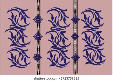 Patrón floral sin fisuras con hojas y flores dibujadas a mano. Conveniente para la tela, la materia textil, el Fondo de pantalla, el papel de embalaje, y el diseño de moda.