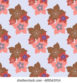 Seamless floral pattern, ideal for printing, textiles