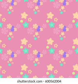 Seamless floral pattern, ideal for printing, textiles