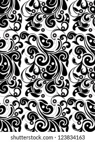 Seamless Floral Pattern. Illustration vector.