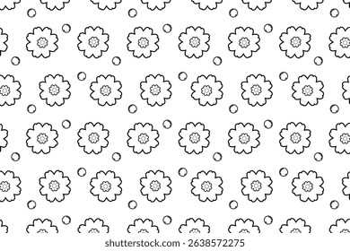 A seamless floral pattern inspired by Japanese sakura background (cherry blossoms). Soft pink flowers and circular elements , perfect for spring designs, fabric, wallpapers, and Japanese-theme