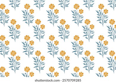 seamless floral pattern with intricate flower and plant designs for fabric wallpaper wrapping paper botanical backgrounds and garden inspired artwork