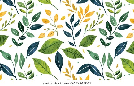 seamless floral pattern isolated background vector design 