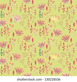 seamless floral pattern  in japanese style