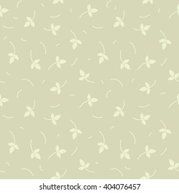 Seamless floral pattern with leafs.
