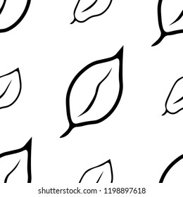 seamless floral pattern leaves