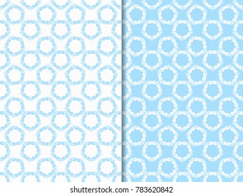 seamless floral pattern with leaves