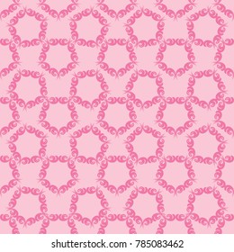 seamless floral pattern with leaves
