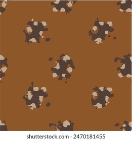 Seamless floral pattern, liberty ditsy print with small cute flowers in collection. Vector illustration 