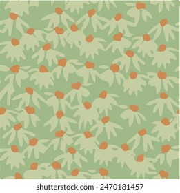 Seamless floral pattern, liberty ditsy print with small cute flowers in collection. Vector illustration 