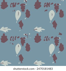 Nahtloses Blumenmuster, Liberty ditsy Print mit kleinen niedlichen Blumen in der Kollektion. Vektorillustration 