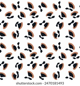 Seamless floral pattern, liberty ditsy print with small cute flowers in collection. Vector illustration 