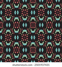 Seamless floral pattern, liberty ditsy print with pretty sketch botany. Artistic botanical design: small hand drawn
