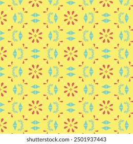 Seamless floral pattern, liberty ditsy print with pretty sketch botany. Artistic botanical design: small hand drawn