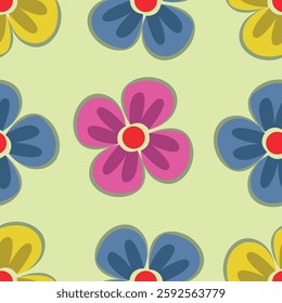 Seamless floral pattern, liberty ditsy print with gently tiny flowers. Cute botanical design, pretty ornament: hand drawn plants, simple small flowers, tiny leaves on a light pink background. Vector.