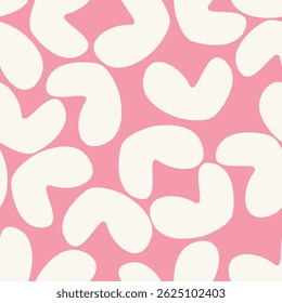 Seamless floral pattern, liberty ditsy print, nature ornament in a romantic motif. Cute botanical design, delicate flower wallpaper: hand drawn small pink flowers on white. Vector illustration