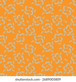 Seamless floral pattern, liberty ditsy print with gently tiny flowers. Cute botanical design, pretty ornament: hand drawn plants, simple small flowers, tiny leaves on a light pink background. Vector.