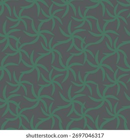 Nahtloses Blumenmuster, schmutziger Freiheitsdruck, Ornament mit kleinen süßen Blumen. Einfaches botanisches Design für Stoff, Papier: winzige handgezeichnete Blumen, Blätter auf weißem Hintergrund. Vektorgrafik.
