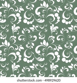 Seamless floral pattern. Linens and home decorations.