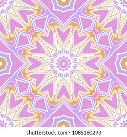 Seamless floral pattern with modern style ornament on color background. For wallpaper, cover book, fabric, scrapbooks