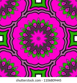Seamless floral pattern with modern style ornament on color background. For wallpaper, cover book, fabric, scrapbooks