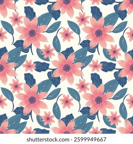 seamless floral pattern, Motif ethnic floral seamless textil, embroidery, print striped ornament floral, pattern, design for wrapping, silk, scarf, background, text