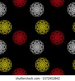 Seamless Floral Pattern Motifs able to print for cloths, tablecloths, blanket, shirts, dresses, posters, papers.