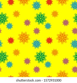 Seamless Floral Pattern Motifs able to print for cloths, tablecloths, blanket, shirts, dresses, posters, papers.