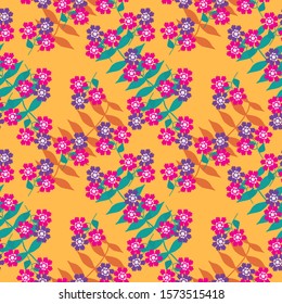 Seamless Floral Pattern Motifs able to print for cloths, tablecloths, blanket, shirts, dresses, posters, papers.