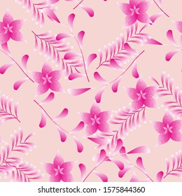 Seamless Floral Pattern Motifs able to print for cloths, tablecloths, blanket, shirts, dresses, posters, papers.